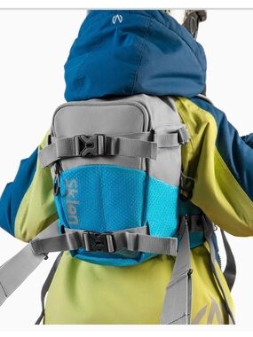 Sklon: Kids Blue& Gray Ski Backpack Harness
